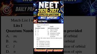 Structure of atom ⚛️ Repeated PYQ 🎯 #trendingshorts #neet2027 #ytshorts #biology #neetaspirants