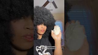 How much conditioner do i use🤔 #afro #afrohair #naturalhair screenshot 4