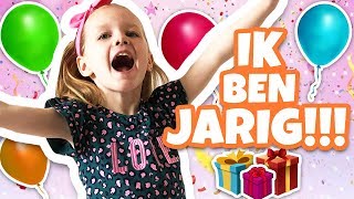 ER IS ER 1 JARIG HOERA HOERA !! 🎊 🎉