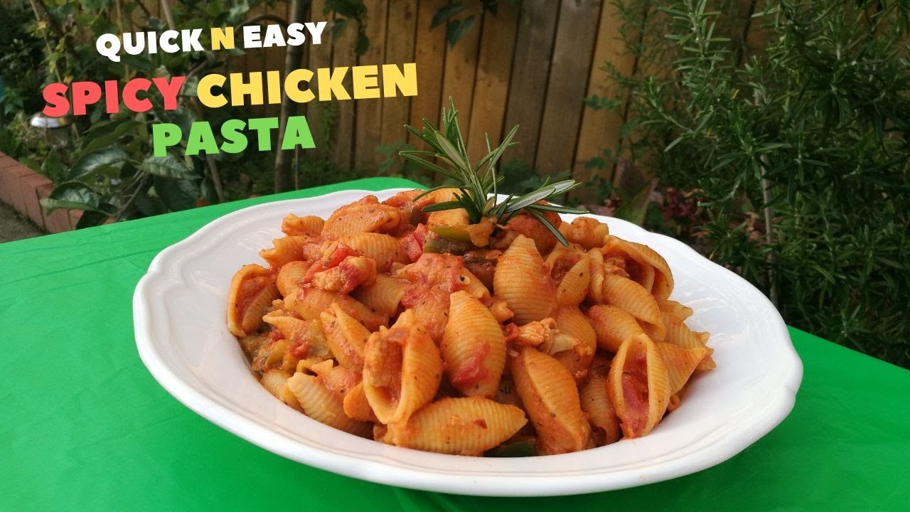 Red Sauce Chicken Pasta | Spicy Chicken Pasta | Simple Easy Dinner Idea