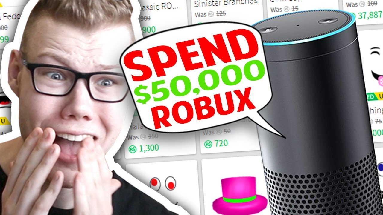 Amazon Echo Spends All My Robux Roblox Youtube - amazon echo spends all my robux roblox