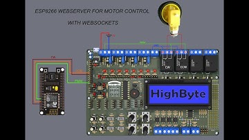 ESP8266 WEB SERVER FOR MOTOR CONTROL