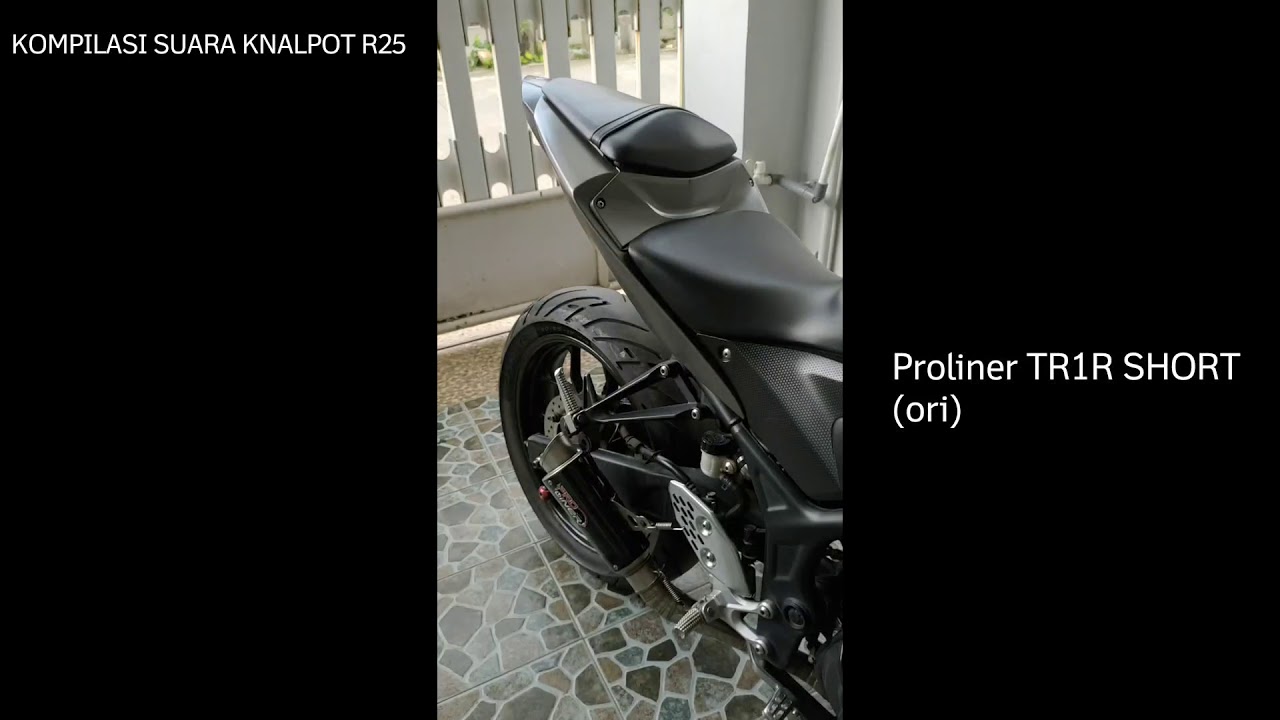 Kompilasi suara knalpot r25 (proliner, sc lingga, custom, wrx) - YouTube