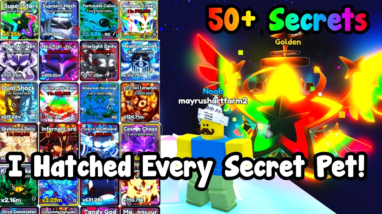 I Hatched Every Secret Pet On Camera In Tap Simulator Roblox!