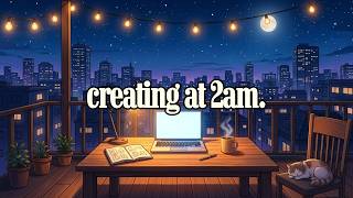Midnight rooftop coffee π lofi beats for late night creative work / study