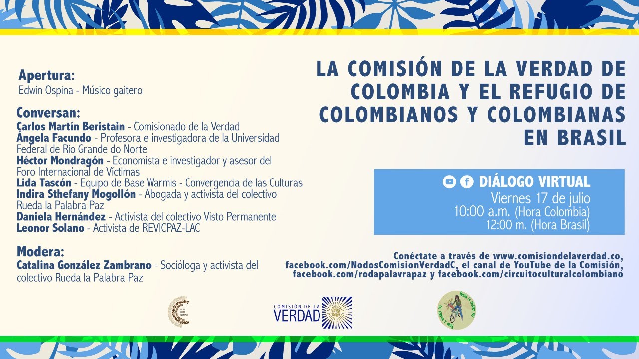 La Comisión de la Verdad de Colombia y el refugio de los y las colombianas  en Brasil