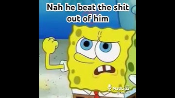 Patrick punches spongebob