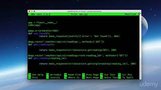 Setting up a Flask Endpoint Controller - Hands on Internet of Things - (Retired Course)