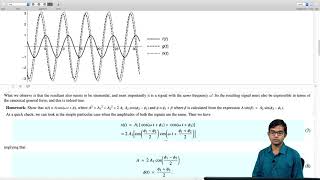 Linear superposition of oscillations