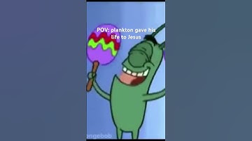 Thumbnail of Plankton gave his life to Jesus 😂 #christian #shorts