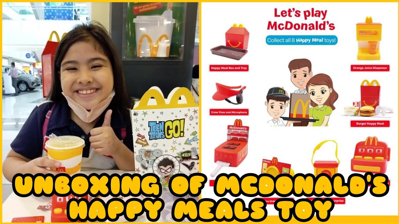 Unboxing of McDonald's New Happy Meals Toy YouTube