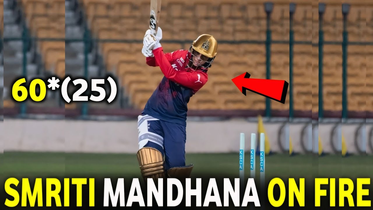 Smriti Mandhana On Fire 🔥 RCB Practice Camp Highlights | 