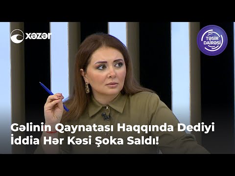 Gəlinin Qaynatası Haqqında Dediyi İddia Hər Kəsi Şoka Saldı!