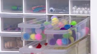 Iris 44-Drawer Multi-Purpose Storage Cabinet on QVC