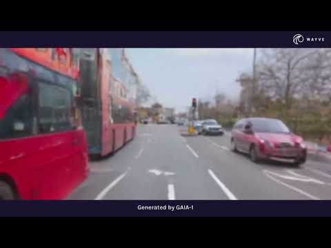 Wayve GAIA-1 Controlling the model to generate specific driving scenes