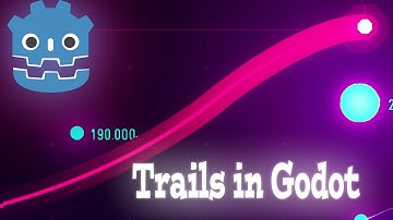 How to make trails in Godot with Line2D in 1:57 Minutes