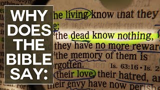 Ecclesiastes 9:5 - Does this verse teach "soul sleep" by saying the dead know not anything?