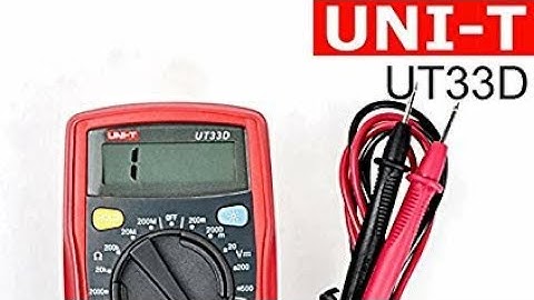 UNI-T UT33L Multimeter unboxing from Amazon.