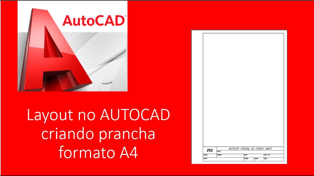 Como Criar Prancha No AutoCad Com Viewport YouTube