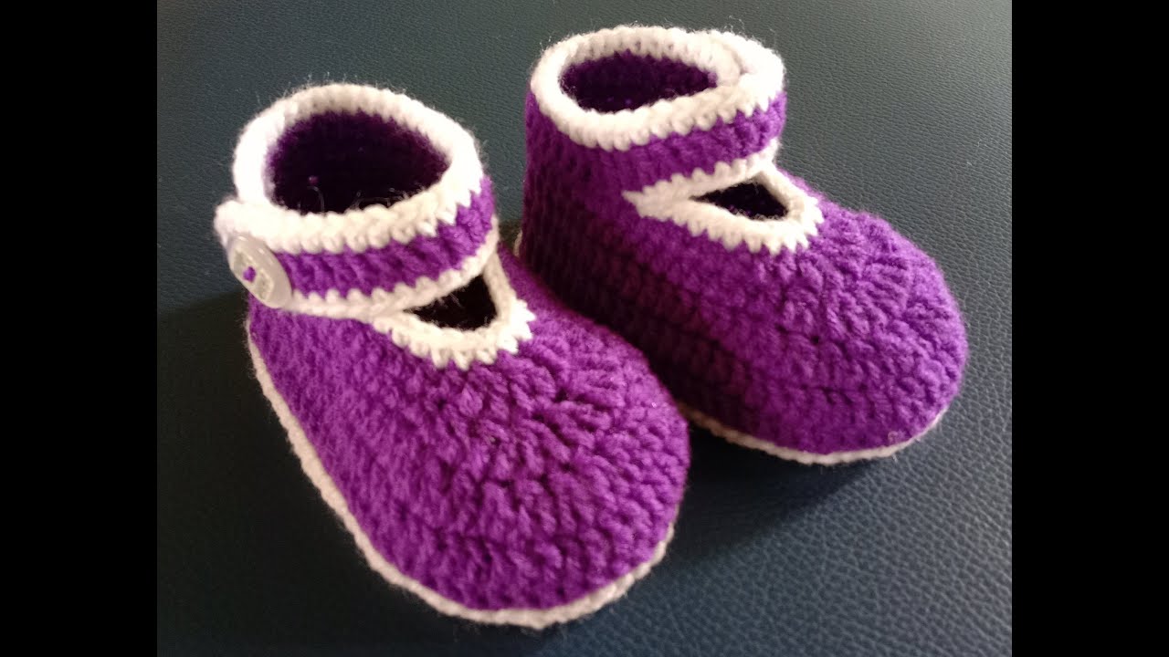 cara kait kasut baby 3 - 6 bulan (part 2)