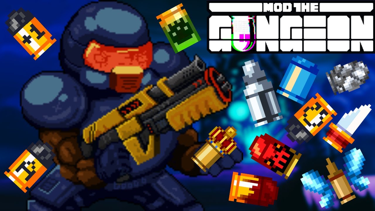 Run con todas las mejoras de balas let s play mod the gungeon
