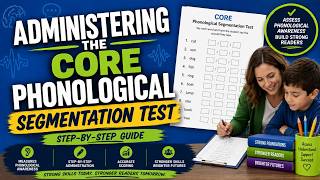 How to Administer the Core Phonological Segmentation Test (Step-by-Step)