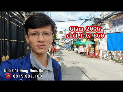 1 tỷ 650💥Giảm 200tr bán gấp nhà Bình Tân dưới 2 tỷ sổ hồng riêng hoàn công, hẻm 24 Trương Phước Phan