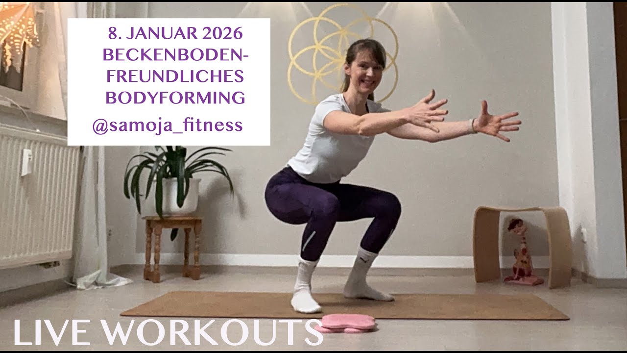 Beckenbodenfreundliches Bodyforming 5 Übungen 10 Minuten