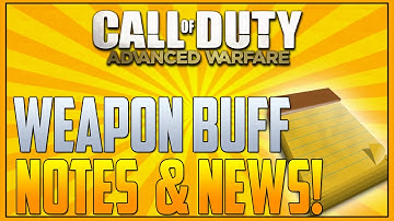 Advanced Warfare ► NEW WEAPON BUFFS AND PATCH NOTES! (COD AW)