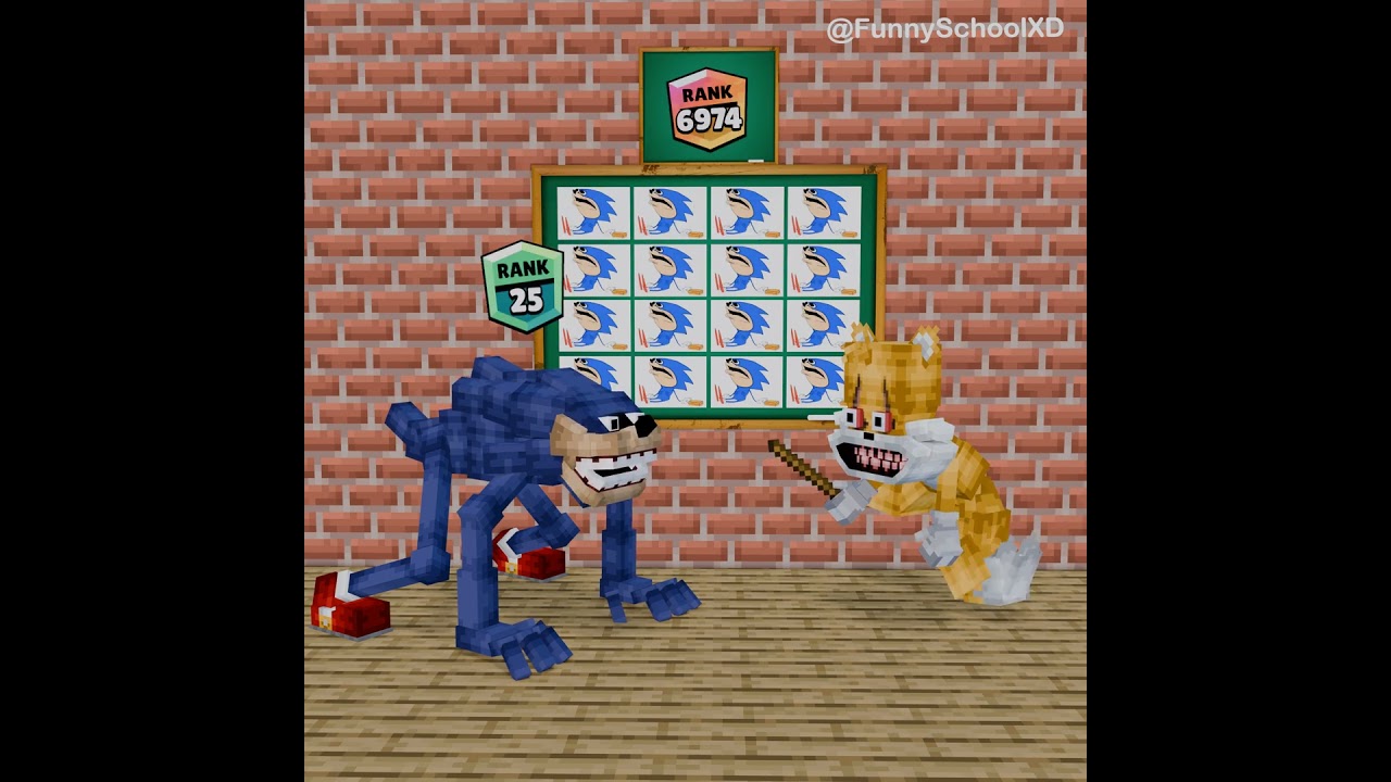Shin Tails teaches Shin Sonic to rank up to 6974 