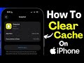 Clear Cache on iPhone 2026 | iPhone Storage Full Fix | iPhone Running Slow Solution