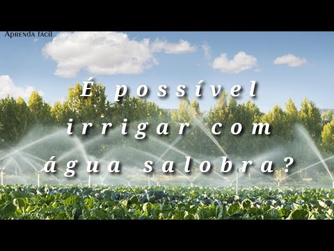 Vídeo: Quanta água salgada uma planta pode tolerar?