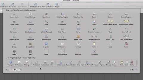 Customizing The Arrange Area [Logic Studio Minute]