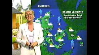 Eine Ausgabe Vom Tv2 Vejrettv2 Wetter Aus Dem Sommer 2002