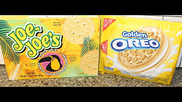 Trader Joe’s Joe Joe’s Cookies vs Nabisco Oreo Cookies Blind Taste Test