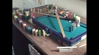 Mini Pool Table Dominoes