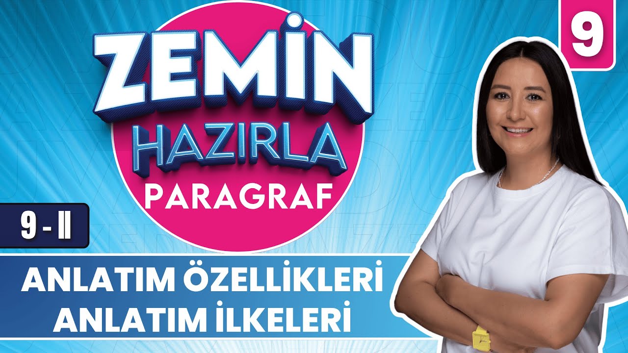 Cümlede Anlatım Özellikleri Soru Çözümü | 20 GÜNDE ZEMİN HAZIRLA PARAGRAF ANLAM KAMPI 2026 | 9-II