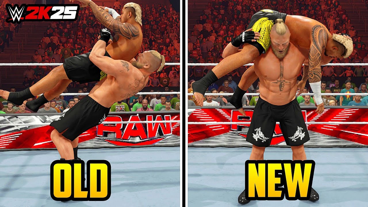 50 СТАРЫХ против НОВЫХ финишеров в WWE 2K25!