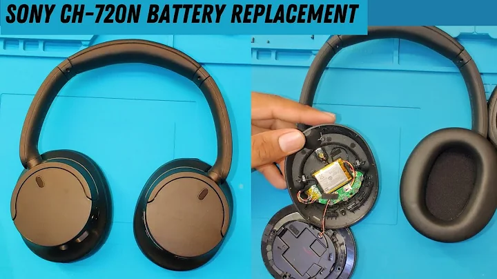 SONY WH-CH720N Battery Replacement! Step-by-step Guaid 