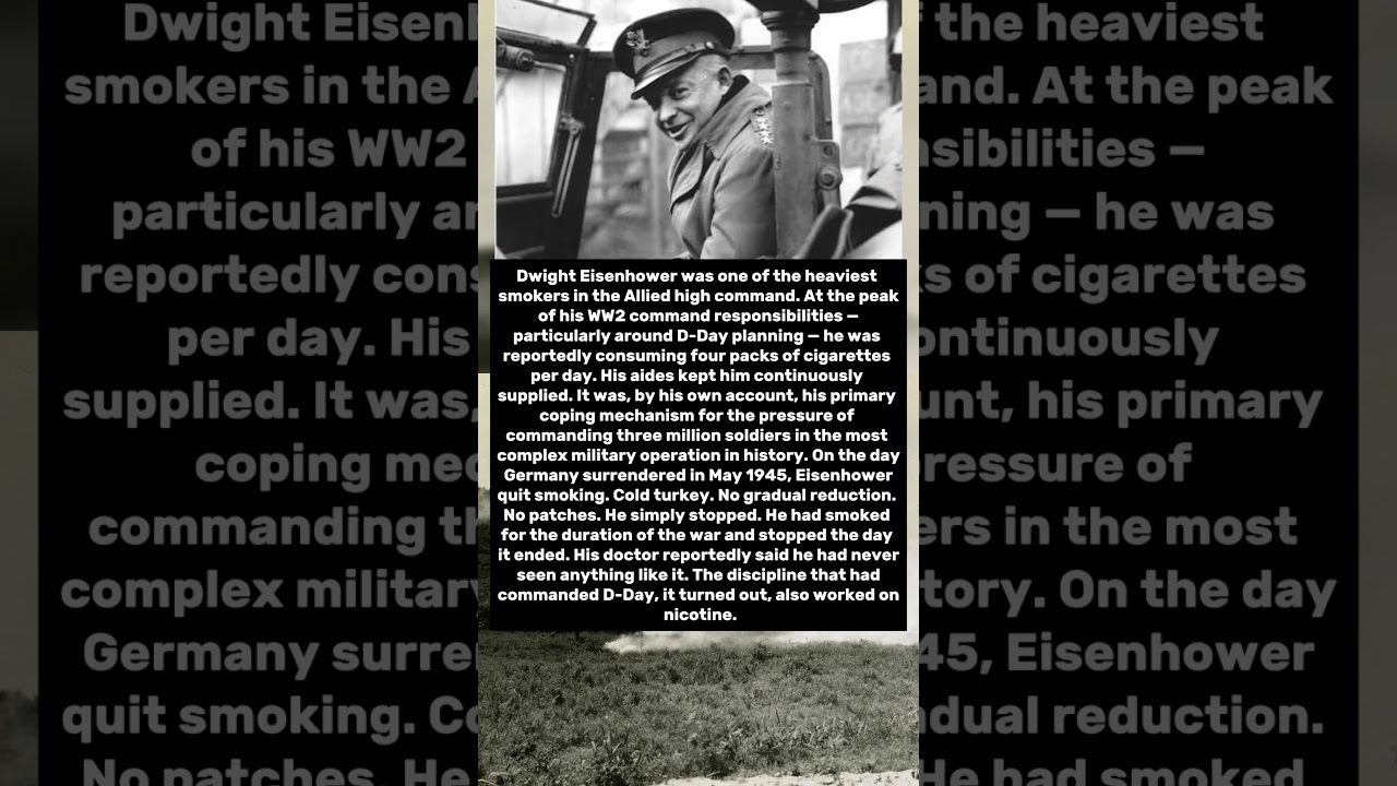 how many cigarettes did eisenhower smoke a day The Untold The way Dwight D. Eisenhower