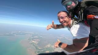 Coastal Skydiving in Darwin at Lee Point Beach
