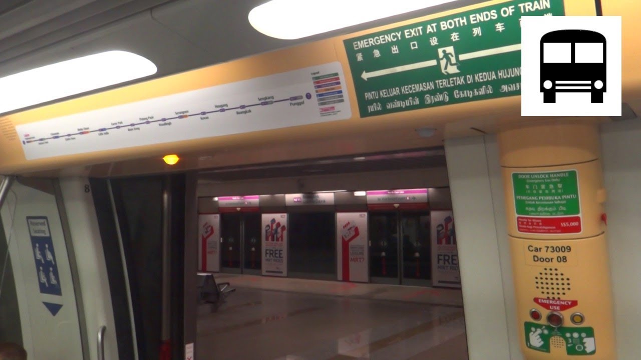 SBS Transit C751A, Alstom Metropolis EMU - Doors Closing!