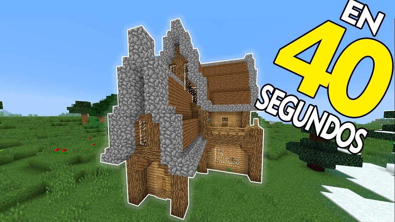 Como Hacer Una Casa Con Bloques De Comandos En Minecraft