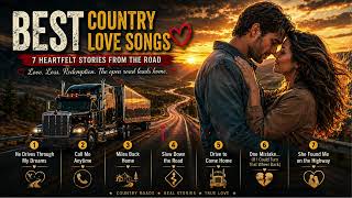 Best Country Love Songs 2026 ❤️ Trucker Love Stories | Emotional Highway Playlist