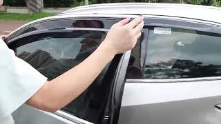 Lexus NX 200 / NX 300 Serial Rain Guards installation. LEXUS 晴雨窗安裝方式