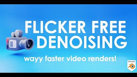 Flicker Free Denoising