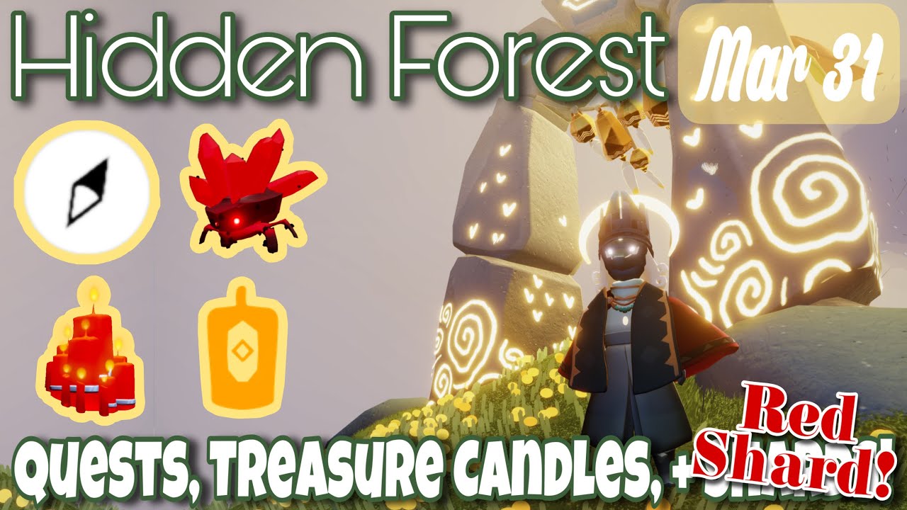 [Mar 31] Season Candles, Quests, Cakes + Shard Info in Hidden Forest