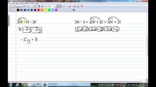 Simplifying Expressions Using the Distributive Property