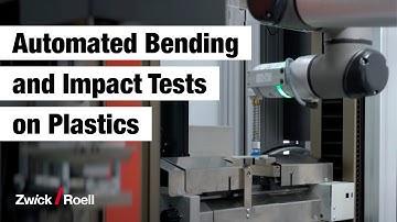 Flexure and Impact Tests on Plastics fully automated with Robotic Testing System ‘roboTest N’