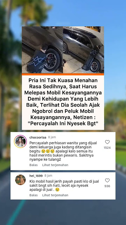 Pria Ini Nangis Karena Harus Kehilangan Mobil Kesayangannya#viralshorts #shortsviral #viral2025